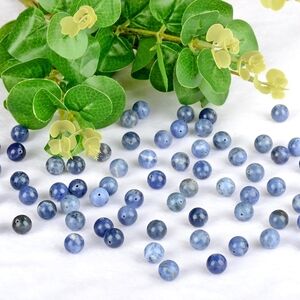 Natural Stones -Sodalite- (Round Beads 10 MM-100 Pieces) For DIY Jewerly